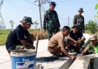 Mantap! Jalan Cor Beton di Slempit Gresik Selesai Dikerjakan