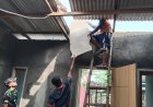 Di Bawah Atap Harapan, Satgas TMMD dan Warga Wujudkan Rumah Layak untuk Ibu Eka