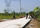 TMMD 128 Gresik Tinggalkan Jejak Pembangunan di Tengah Persawahan