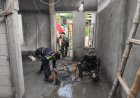 Gotong-Royong Satgas TMMD 128 Gresik dan Warga Sulap Rumah Bapak Tulus Kian Nyaman