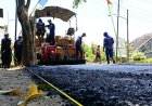 Aroma Aspal Panas di Desa Slempit, Warga Tersenyum Bangga ‎