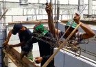 Rumah Ibu Sumani Mulai Berdiri Kokoh Berkat TMMD ke-128